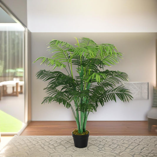 Artificial 125CM Tall Decorative Palm Plant Green