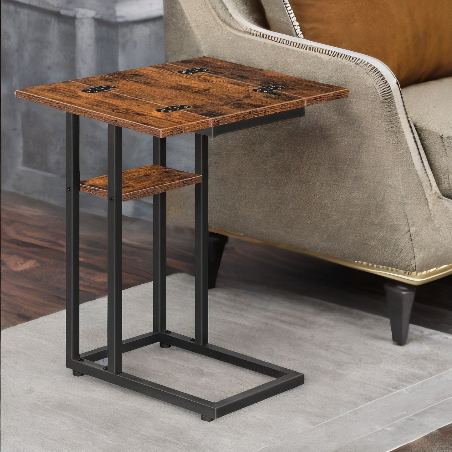 foldable sofa side table