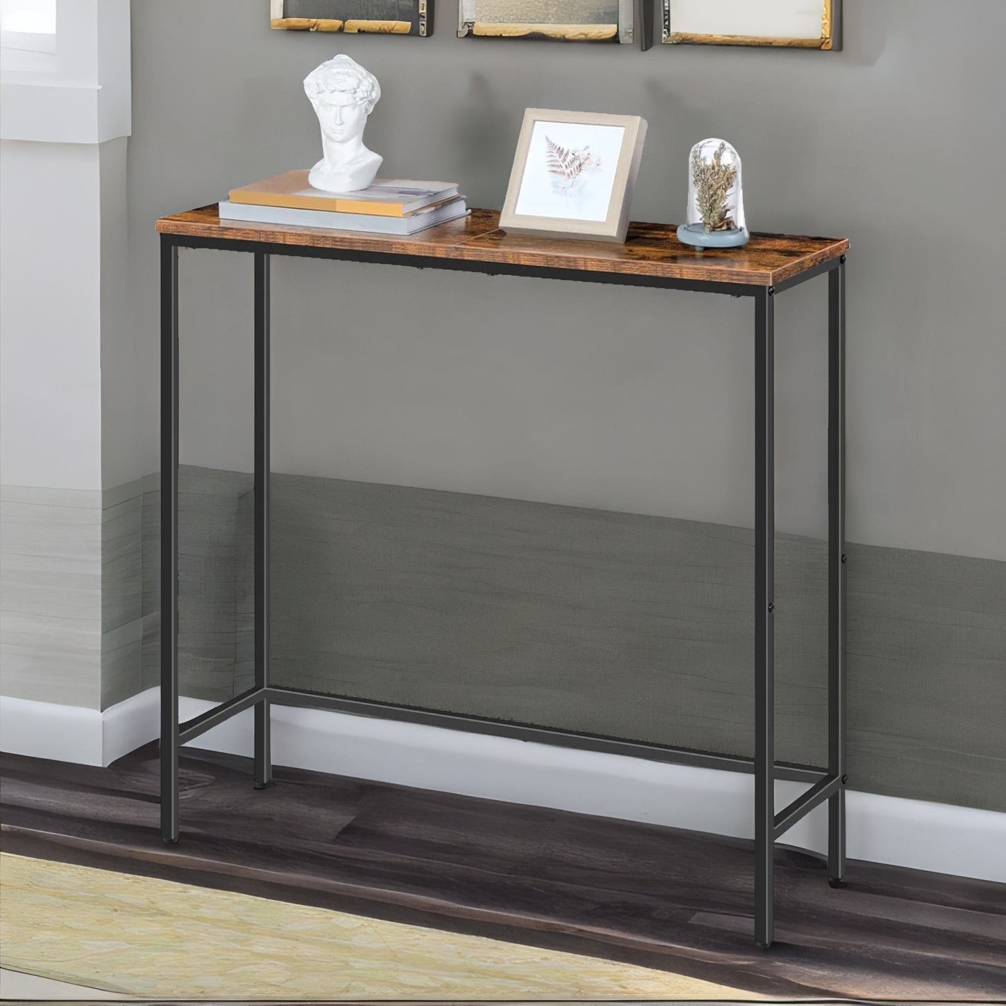 slim console table for hallway