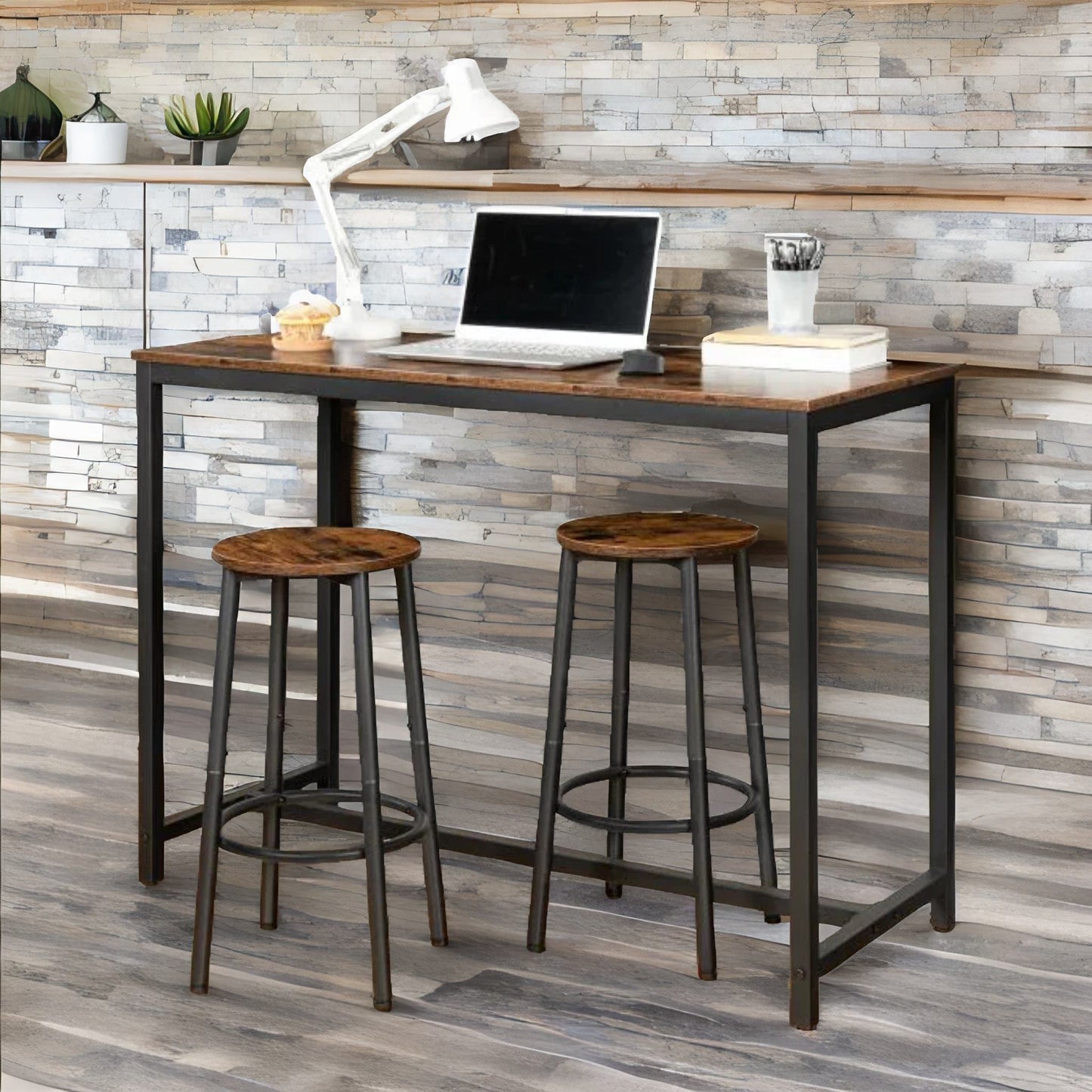 set of 2 bar stools