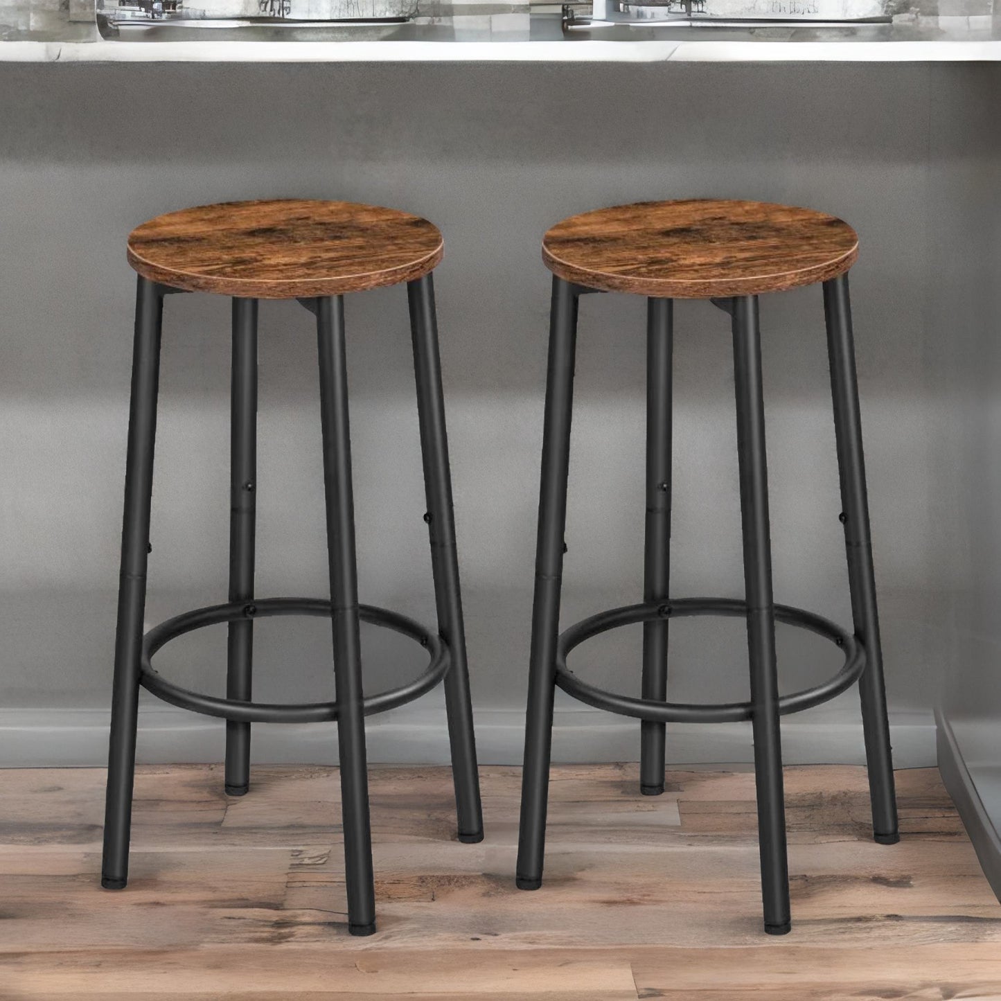 set of 2 bar stools