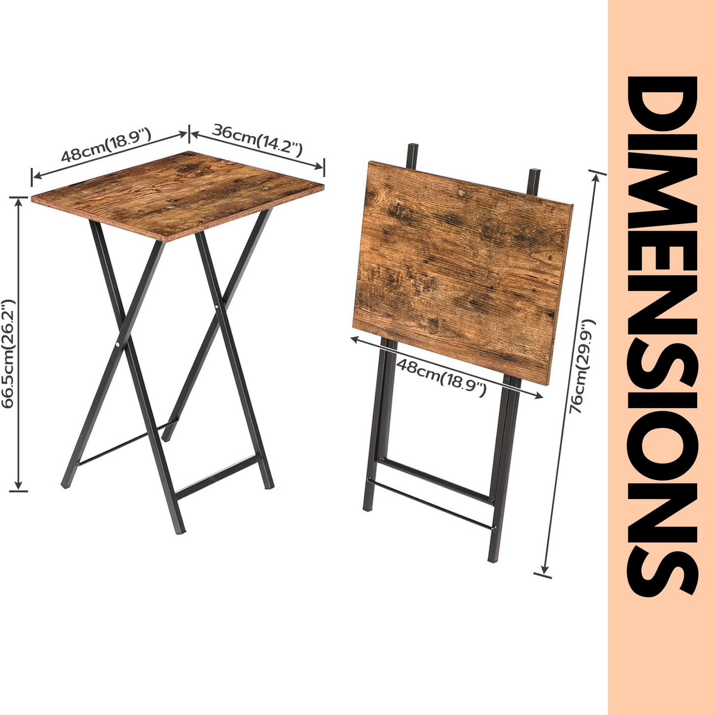 set of 2 folding tables