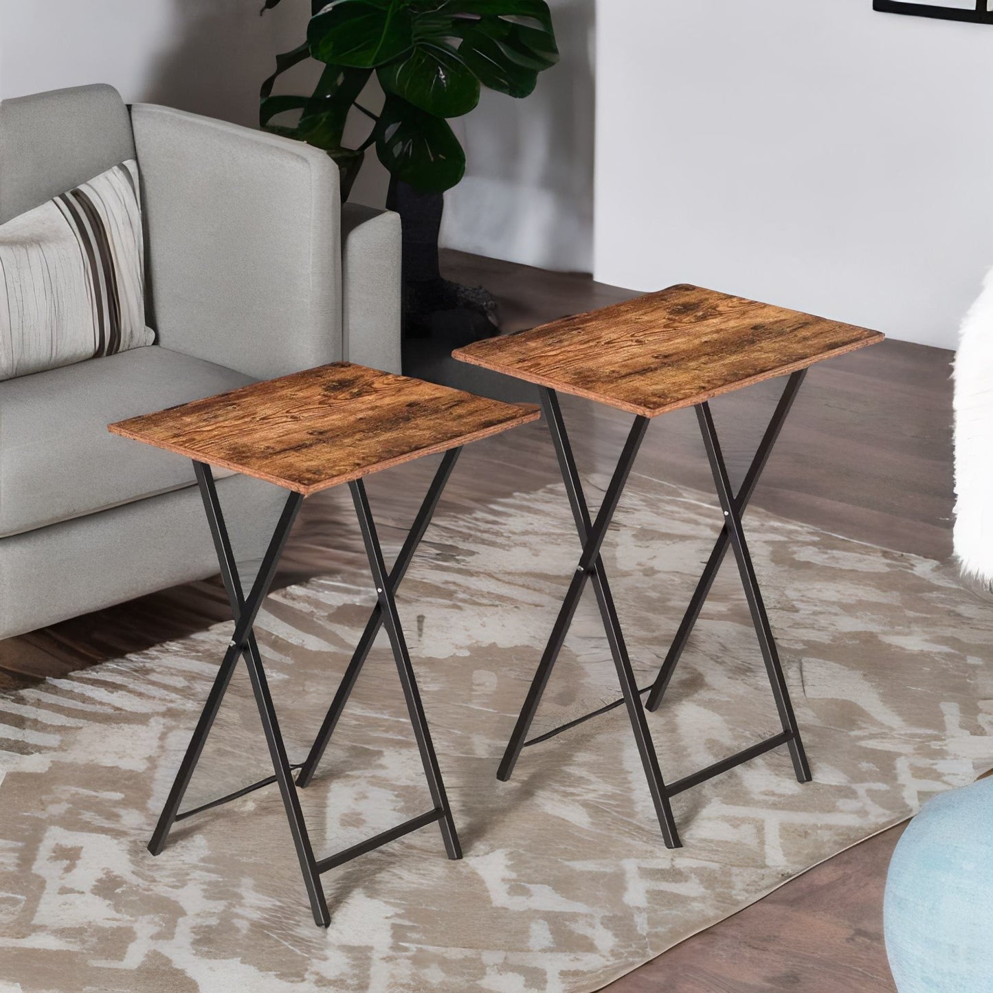 set of 2 folding tables