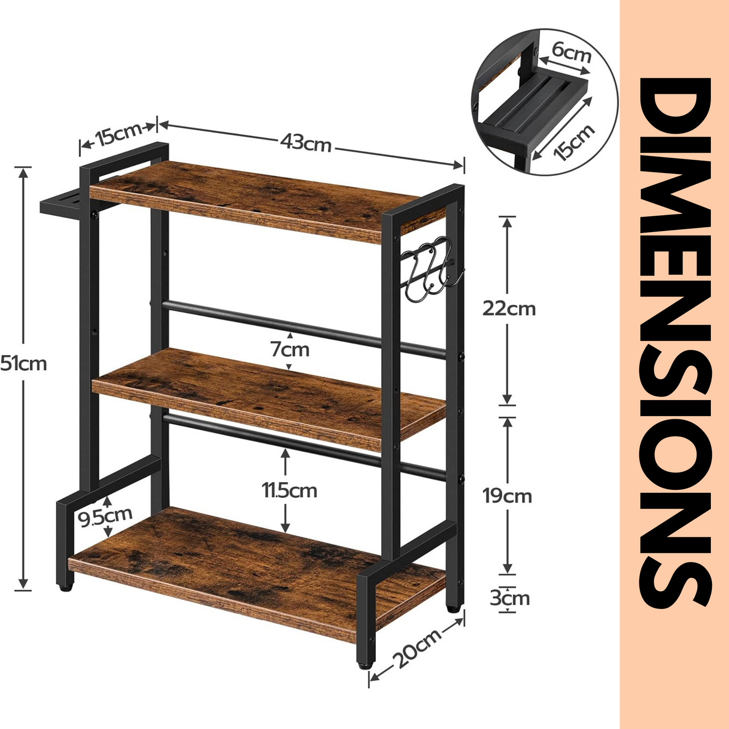 countertop spice rack