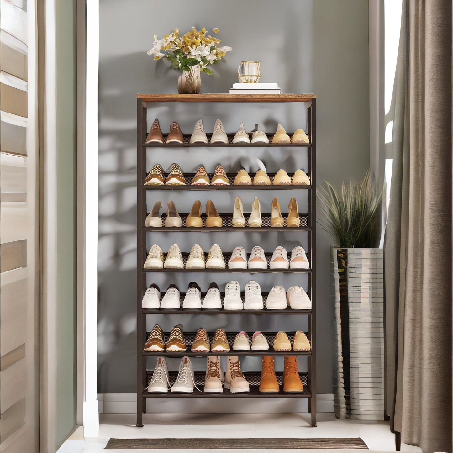 large capacity shoe storage