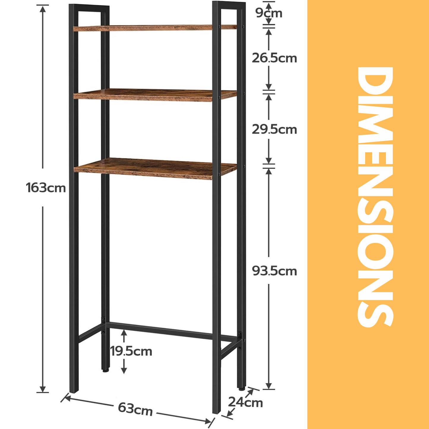 over toilet storage unit