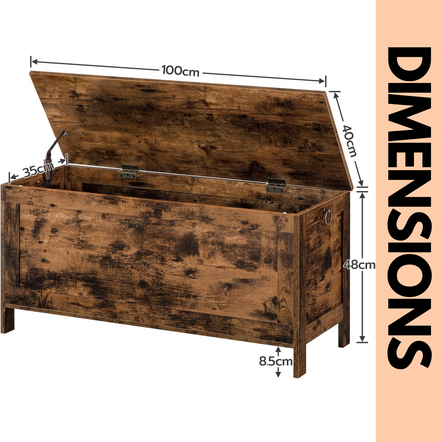 wooden storage chest