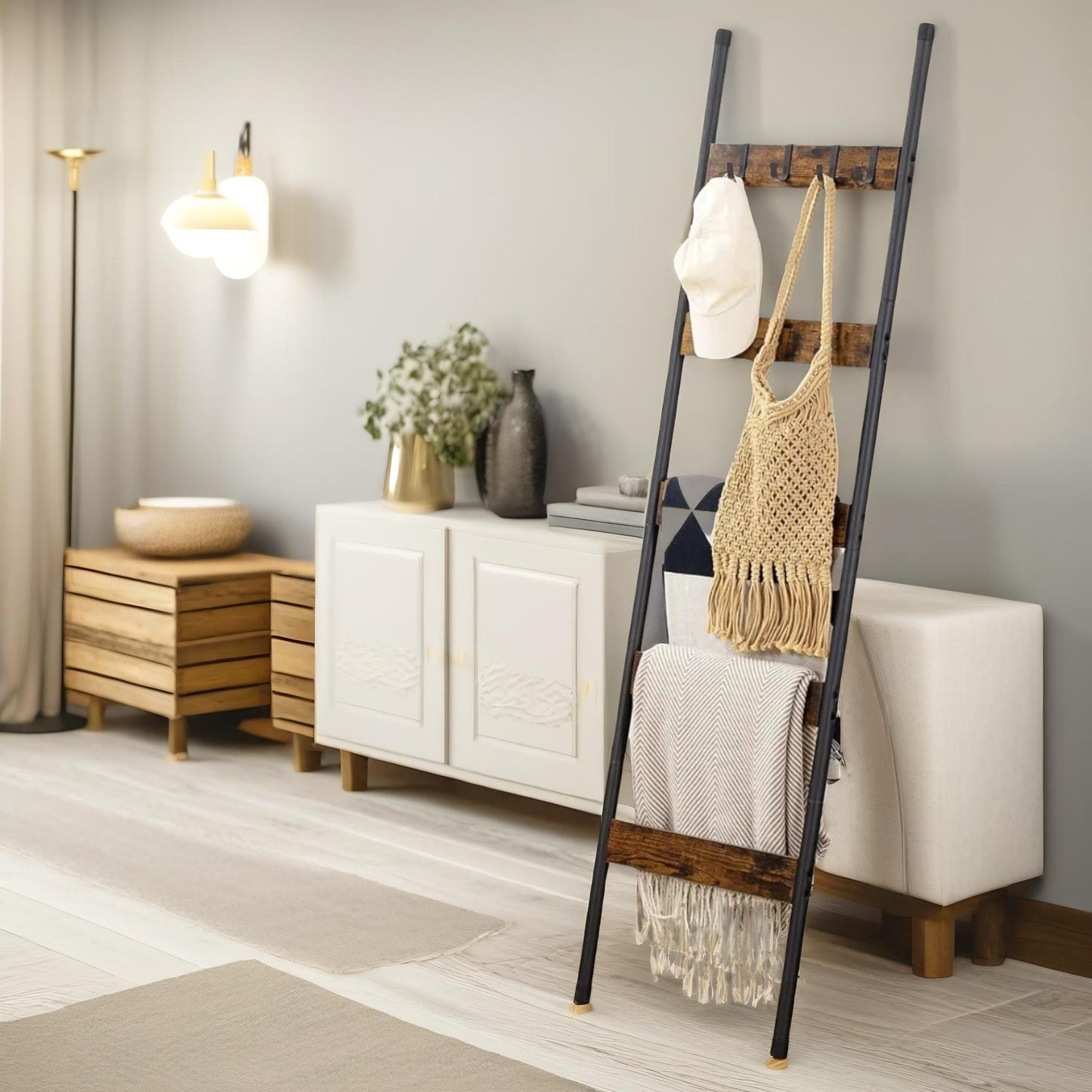 tower ladder shelf