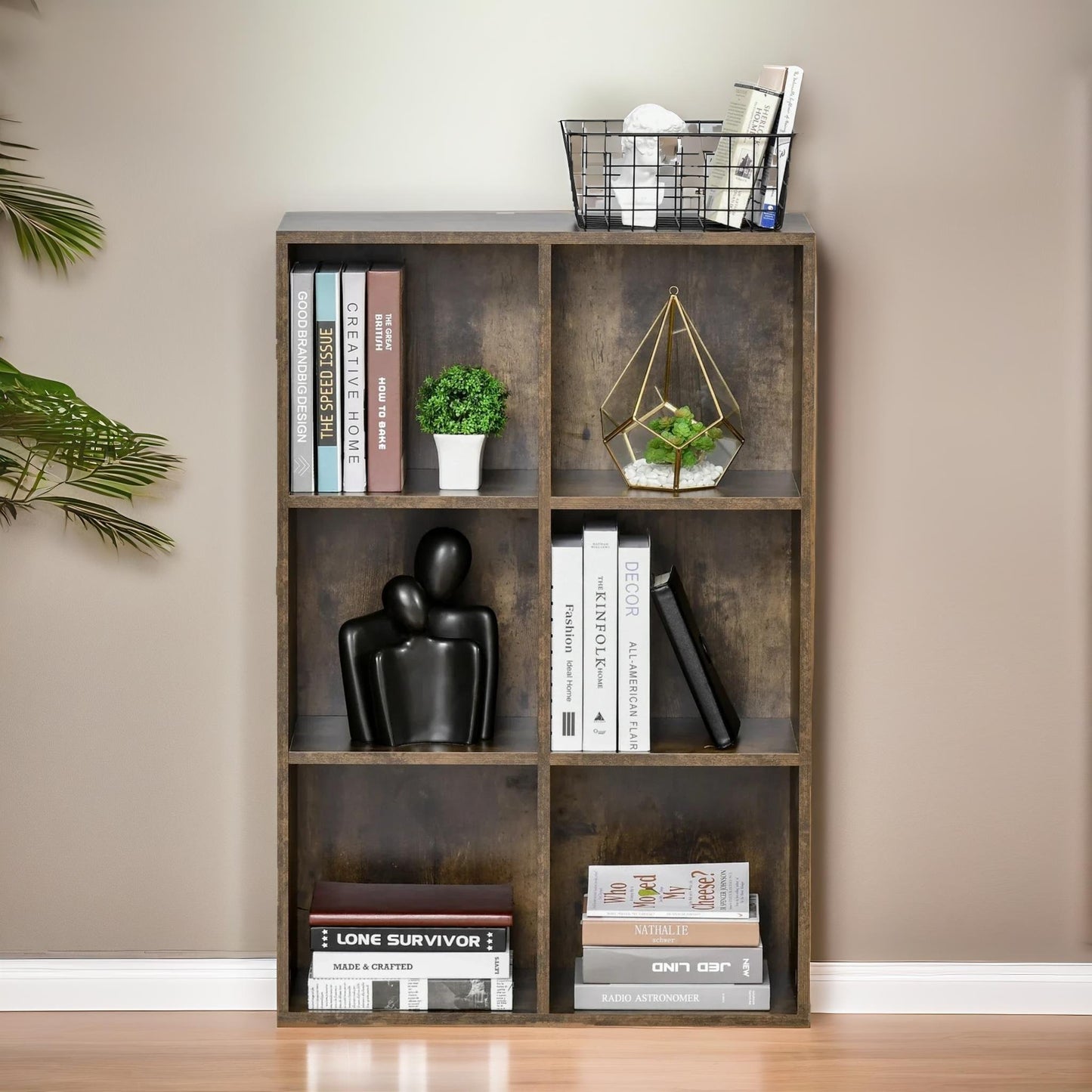 6 cube storage unit bookcase