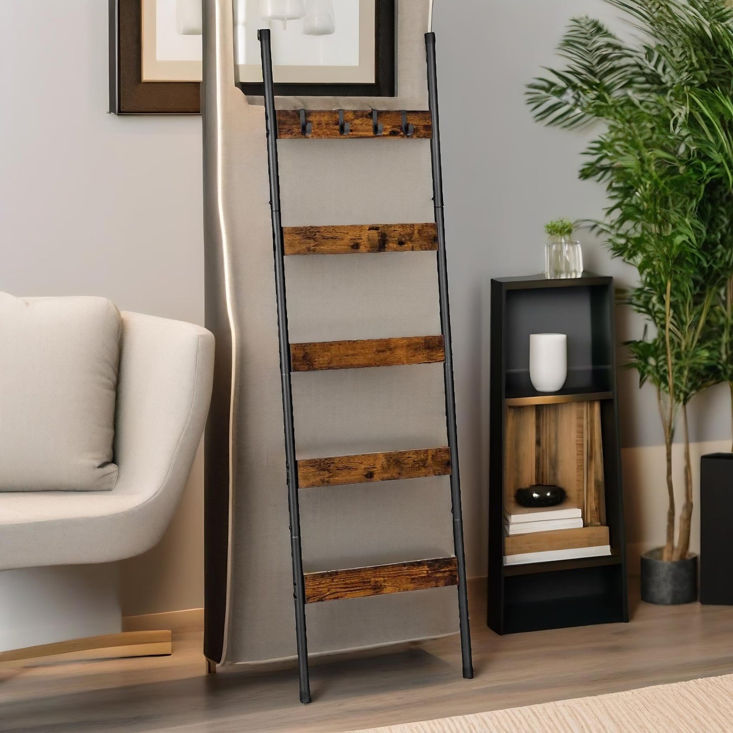 tower ladder shelf