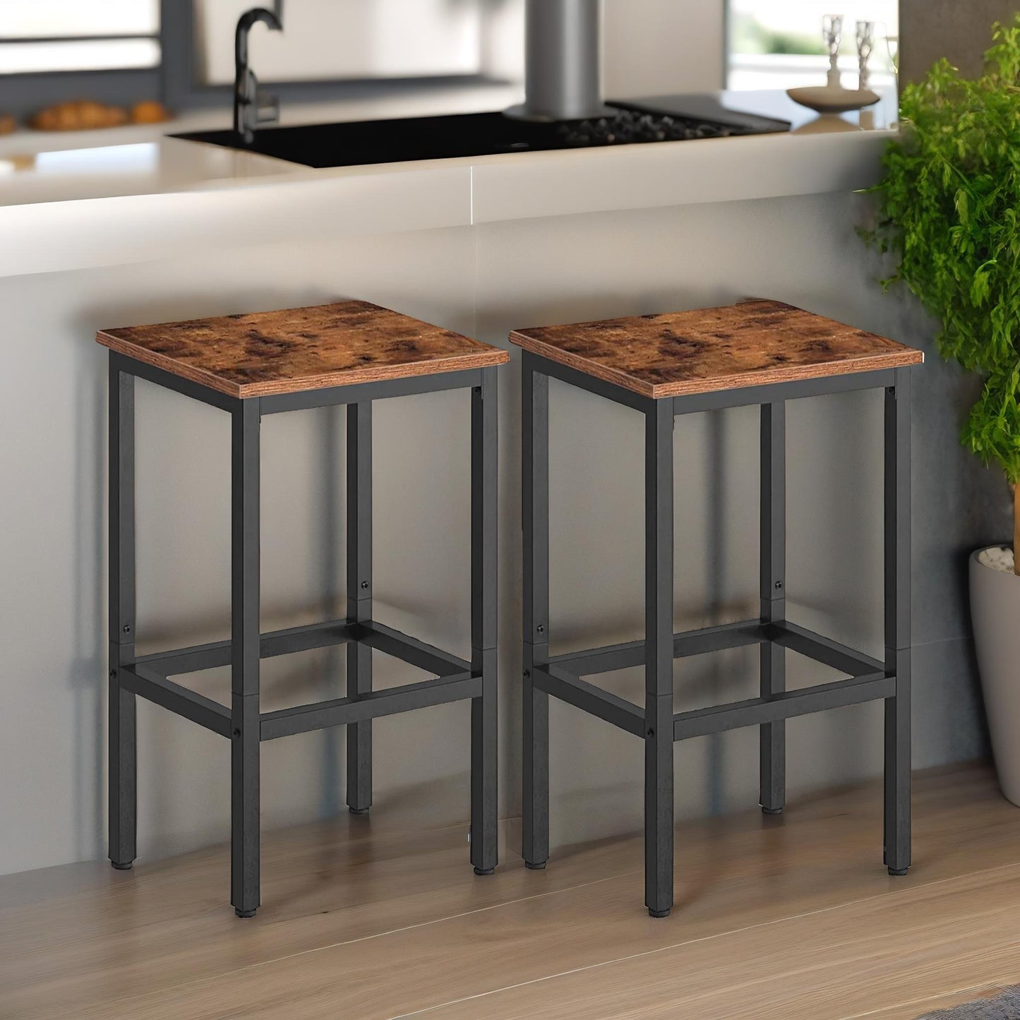 set of 2 counter height stools