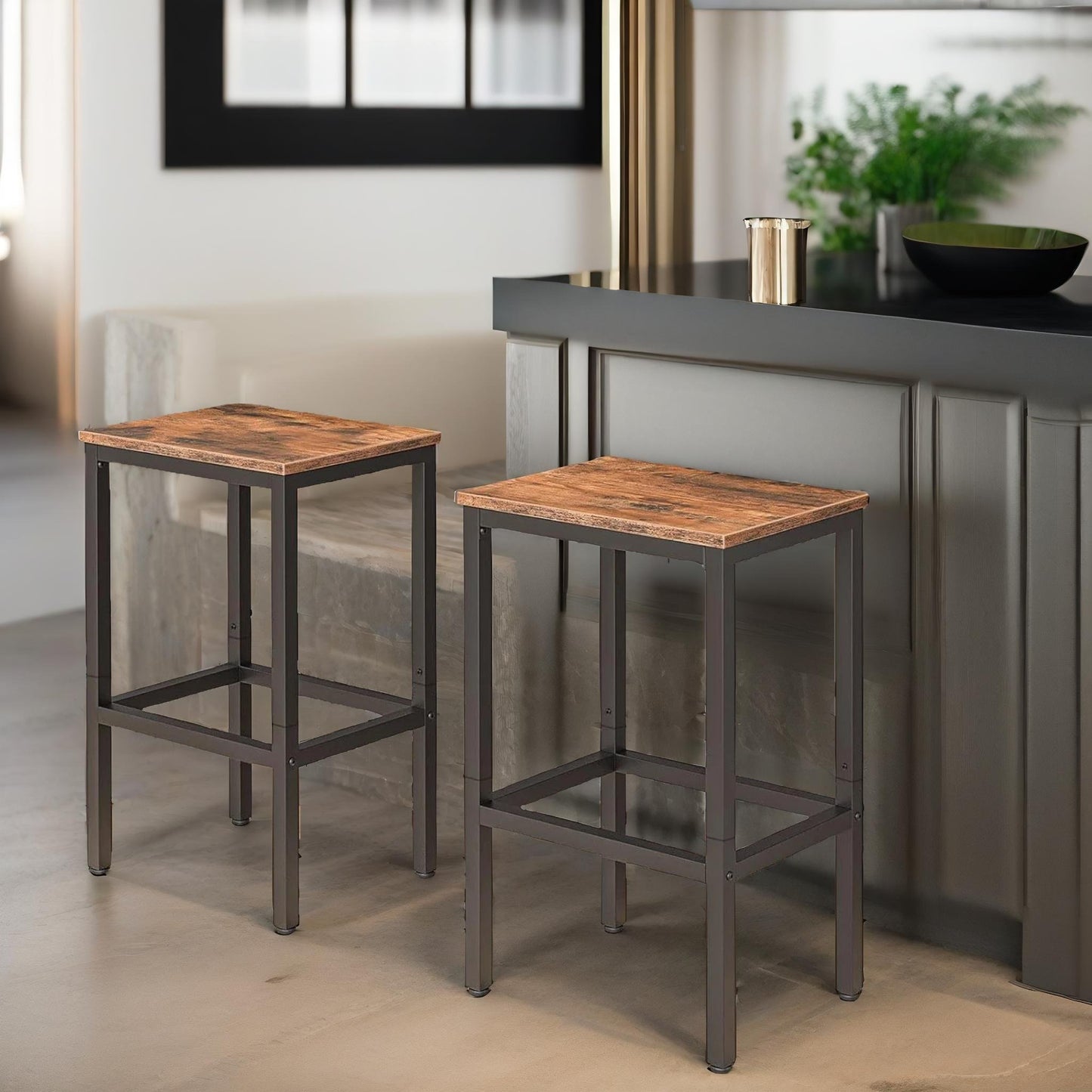 set of 2 counter height stools