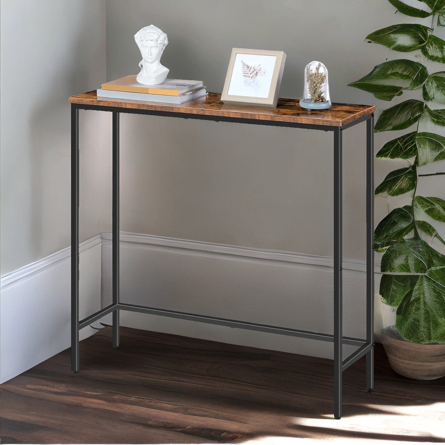 slim console table for hallway