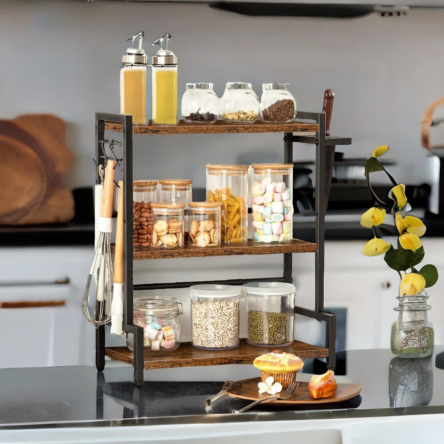 countertop spice rack