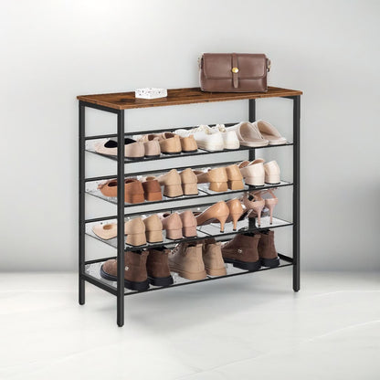 5-Tier Shoe Organizer Shelf