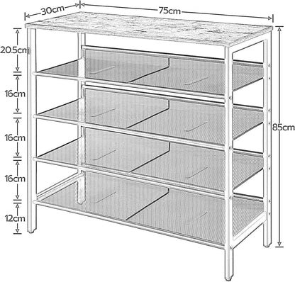 5-Tier Shoe Organizer Shelf