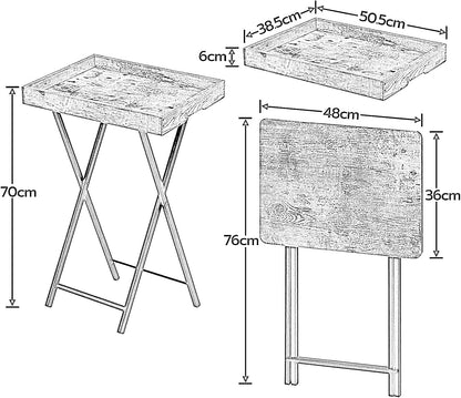 Folding TV Tray Table