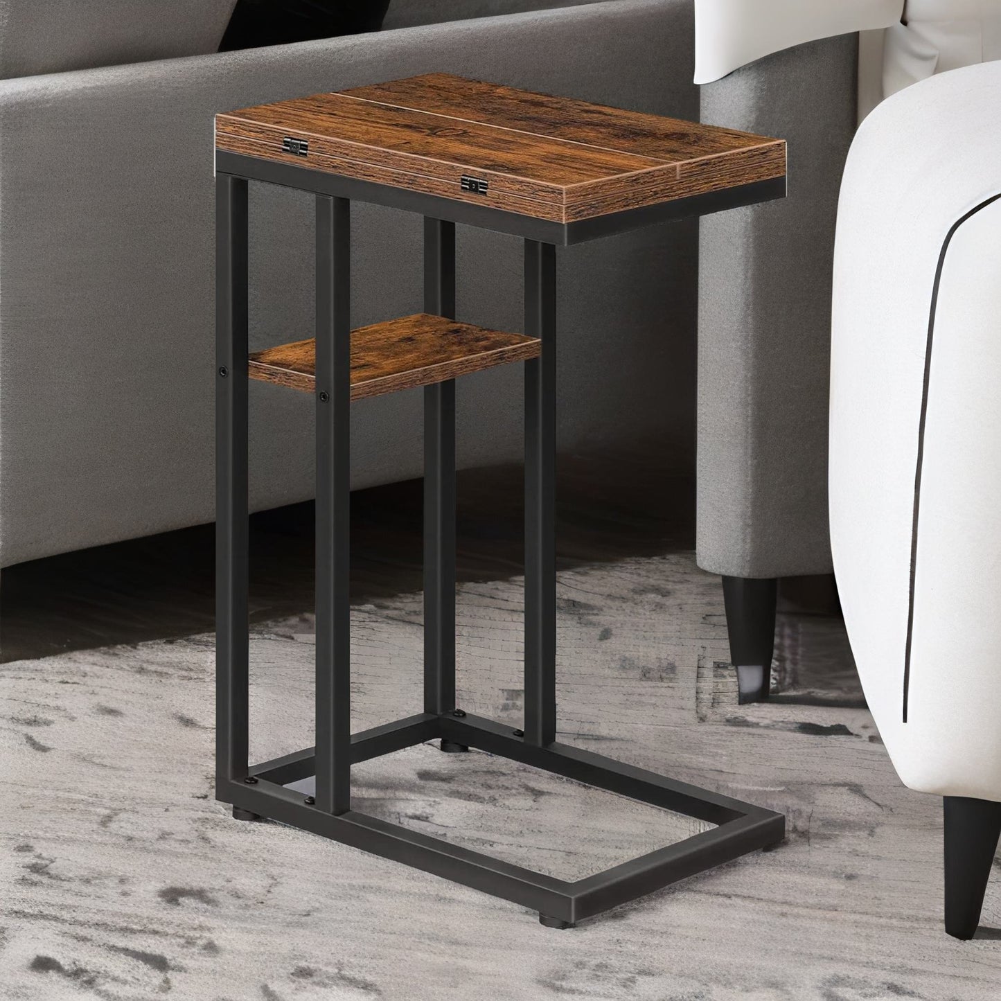 foldable sofa side table