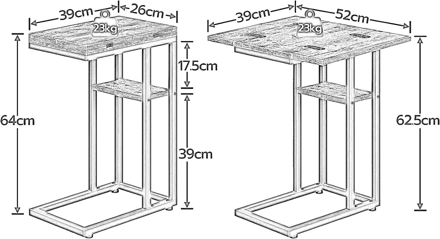 foldable sofa side table