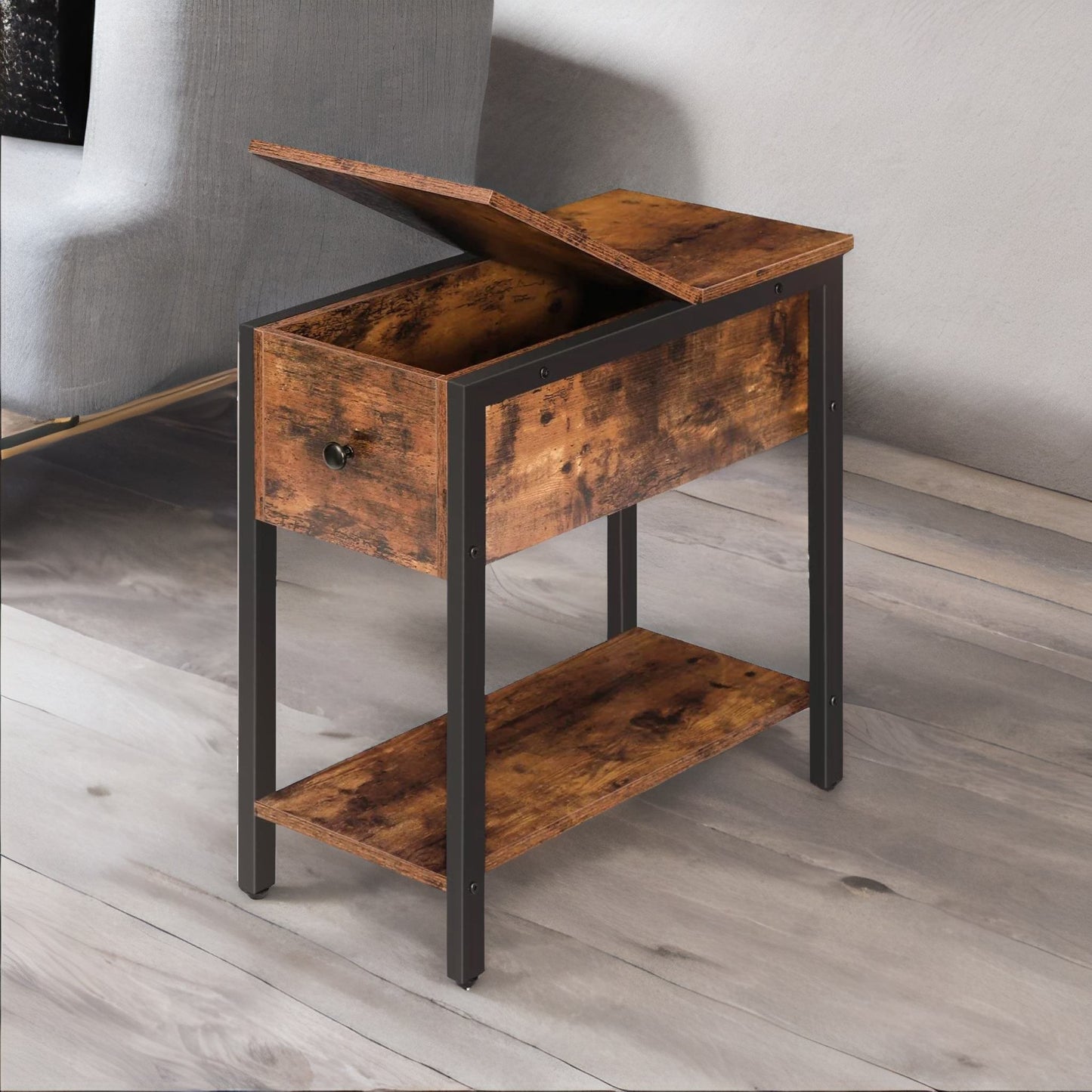 flip top end table