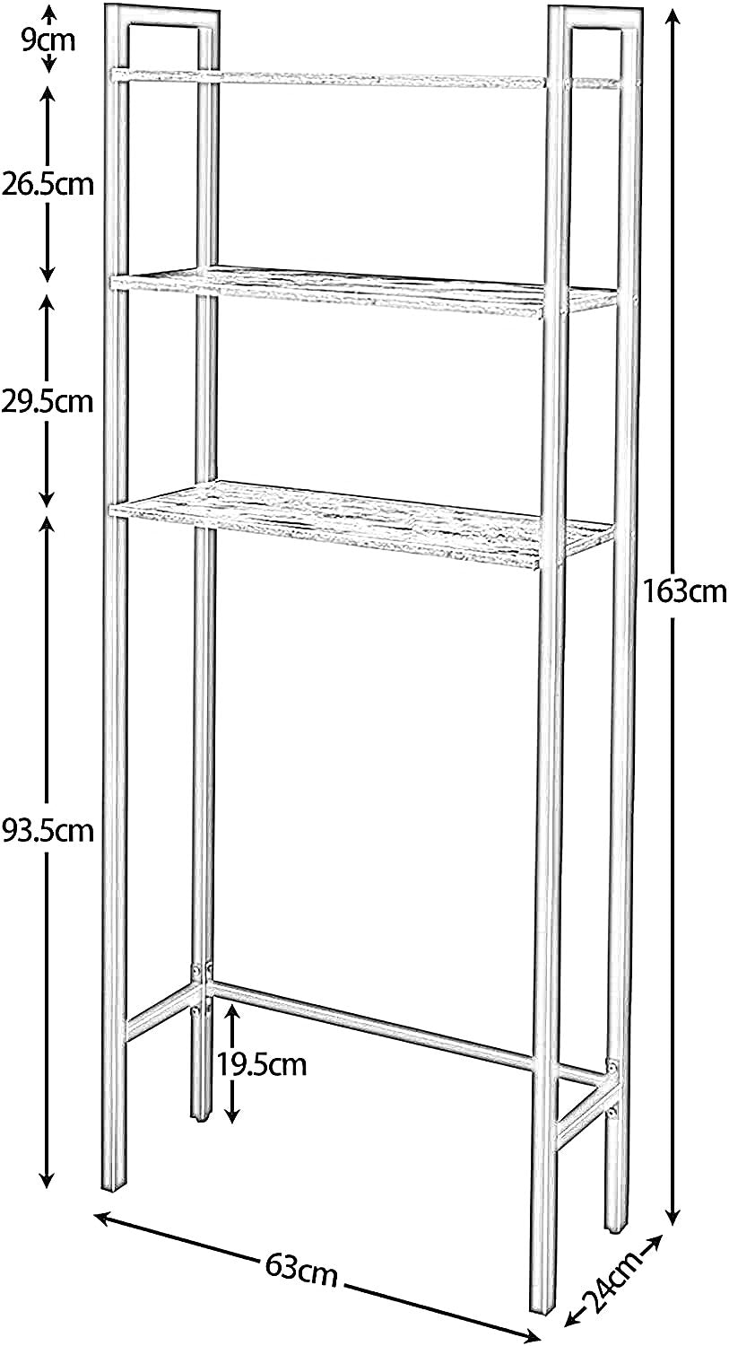 over toilet storage unit