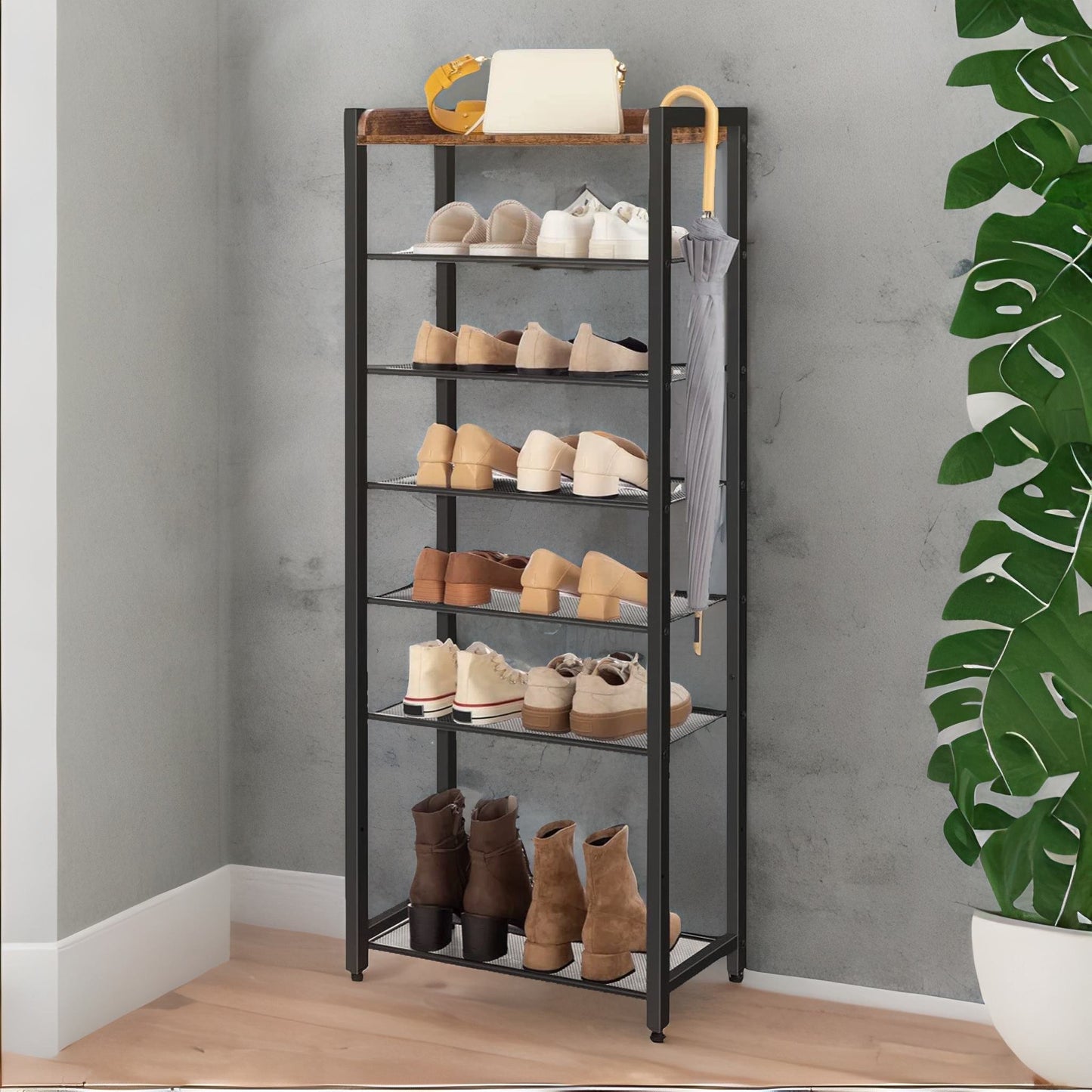 8 tier shoe rack