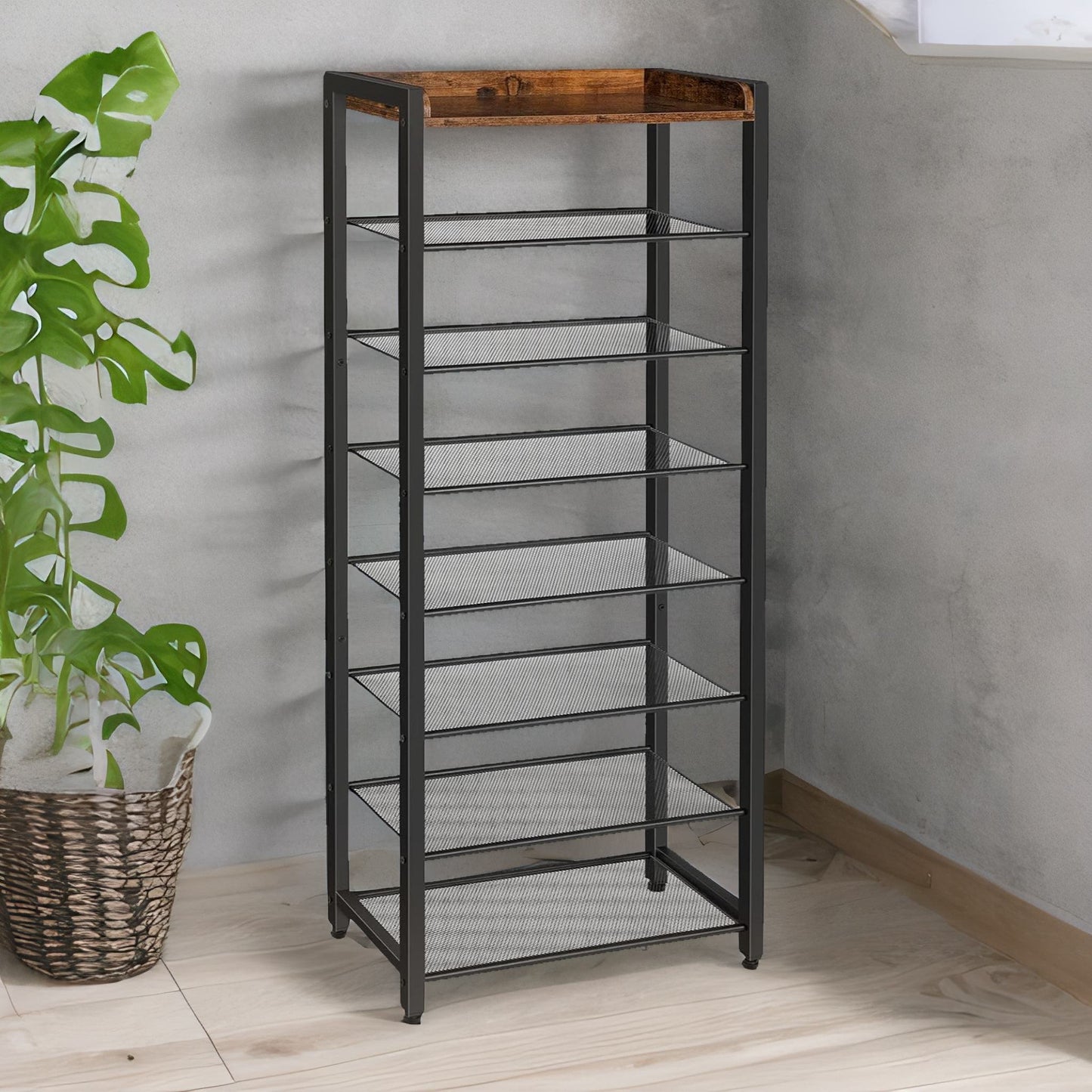 8 tier shoe rack