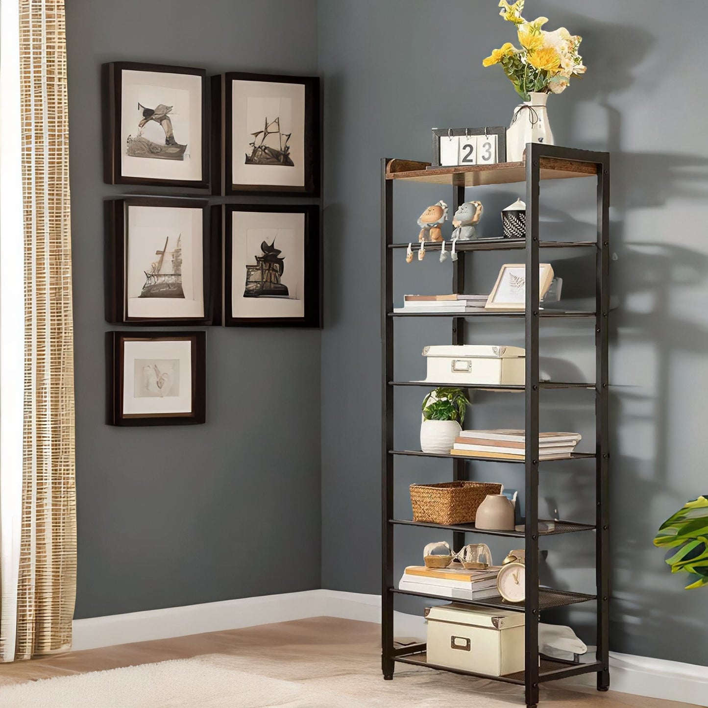 8 tier shoe rack