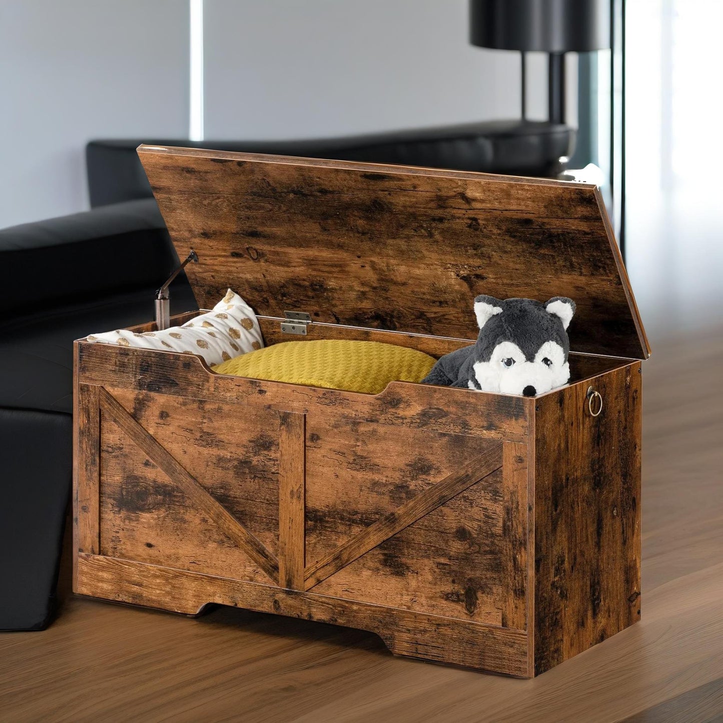 storage bench with lid