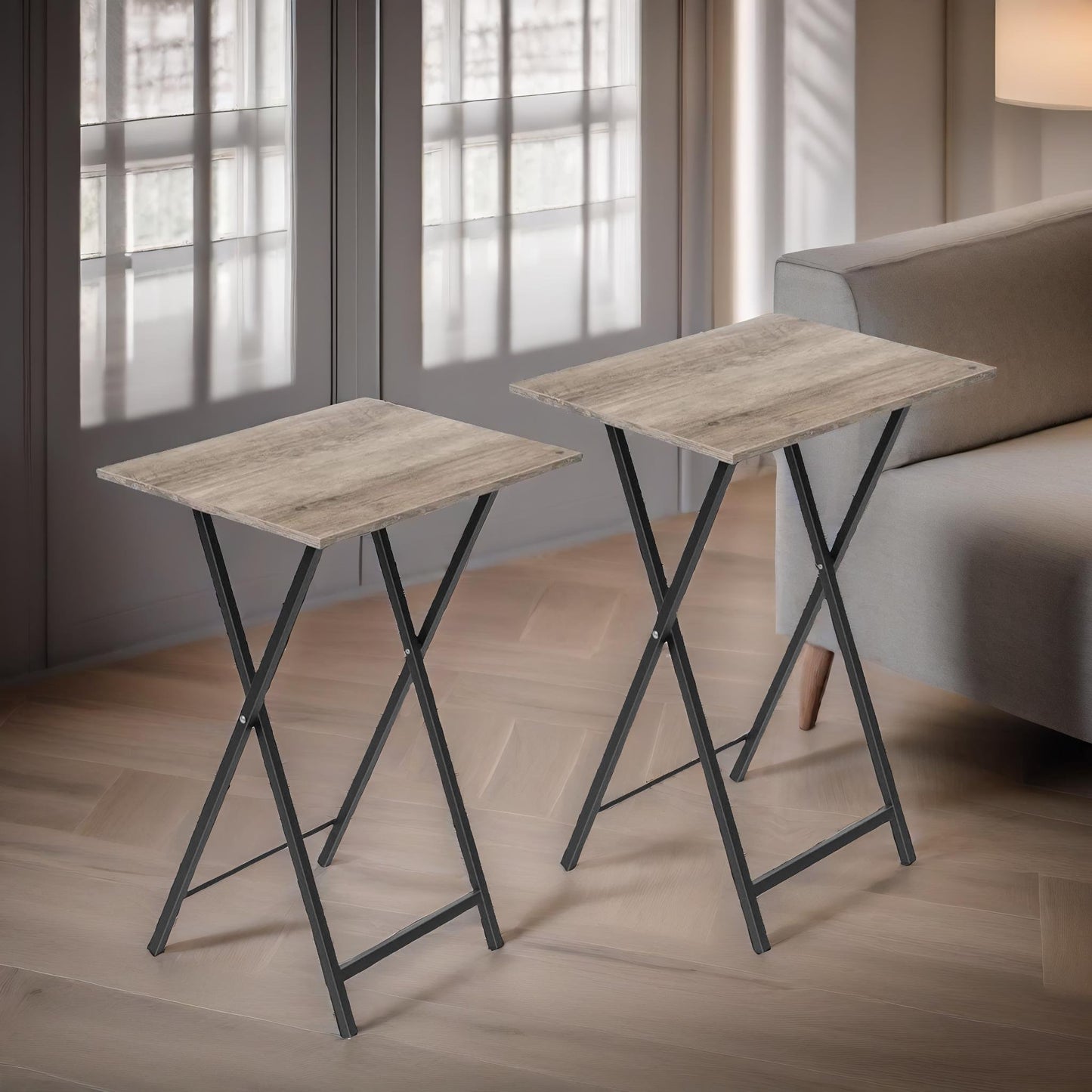 2 set small folding tables