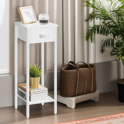 Set of 2 Tall Bedside Tables