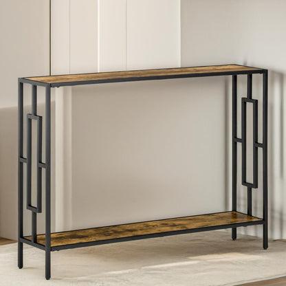 106CM Wide Narrow Console Table Industrial Style