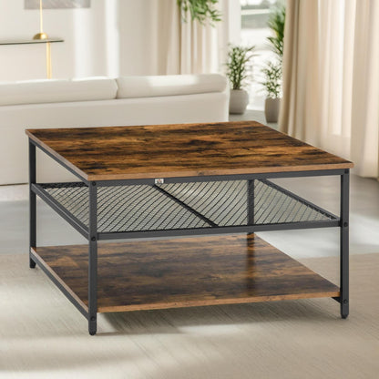 3 Tier Industrial Coffee Table