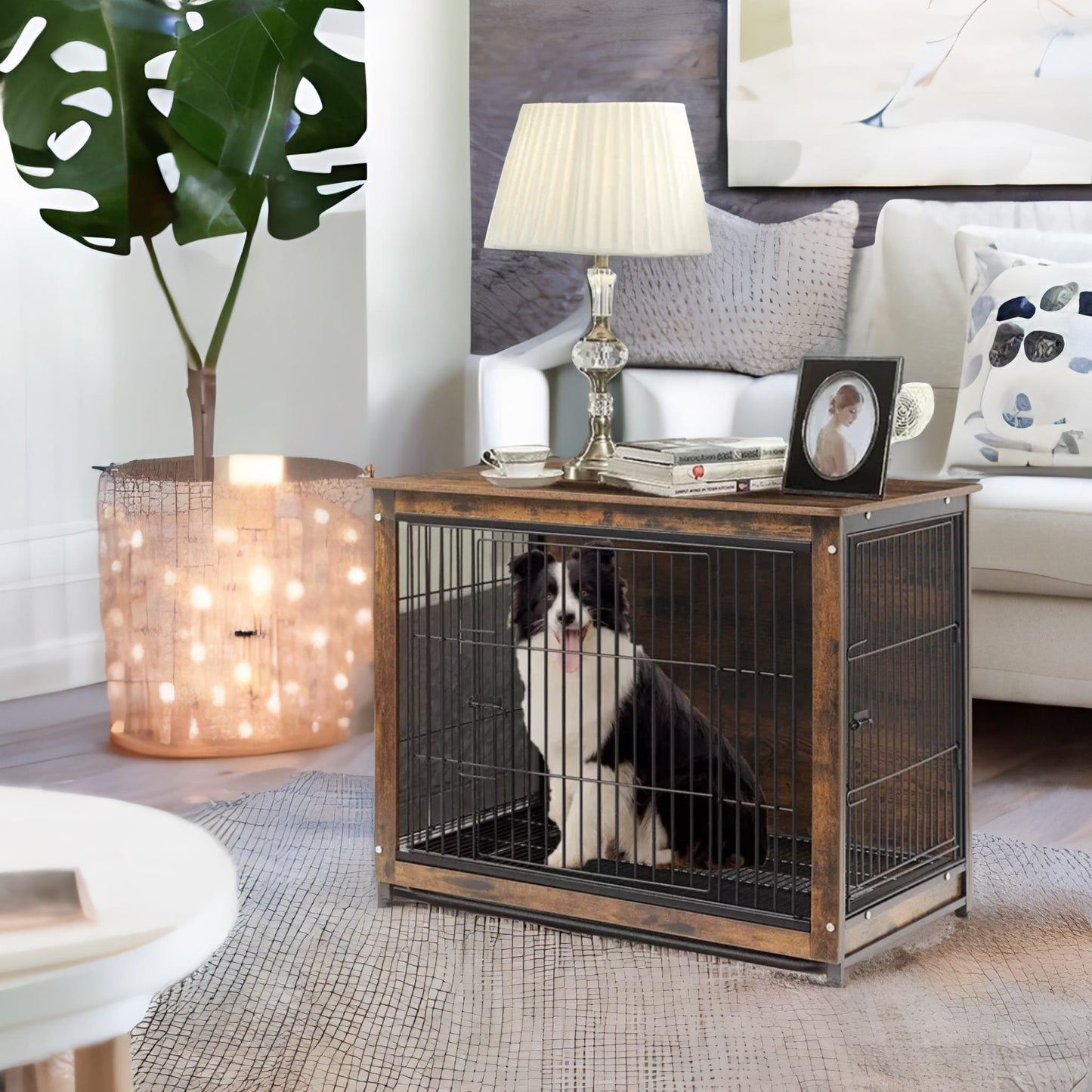 industrial cat litter box enclosure brown