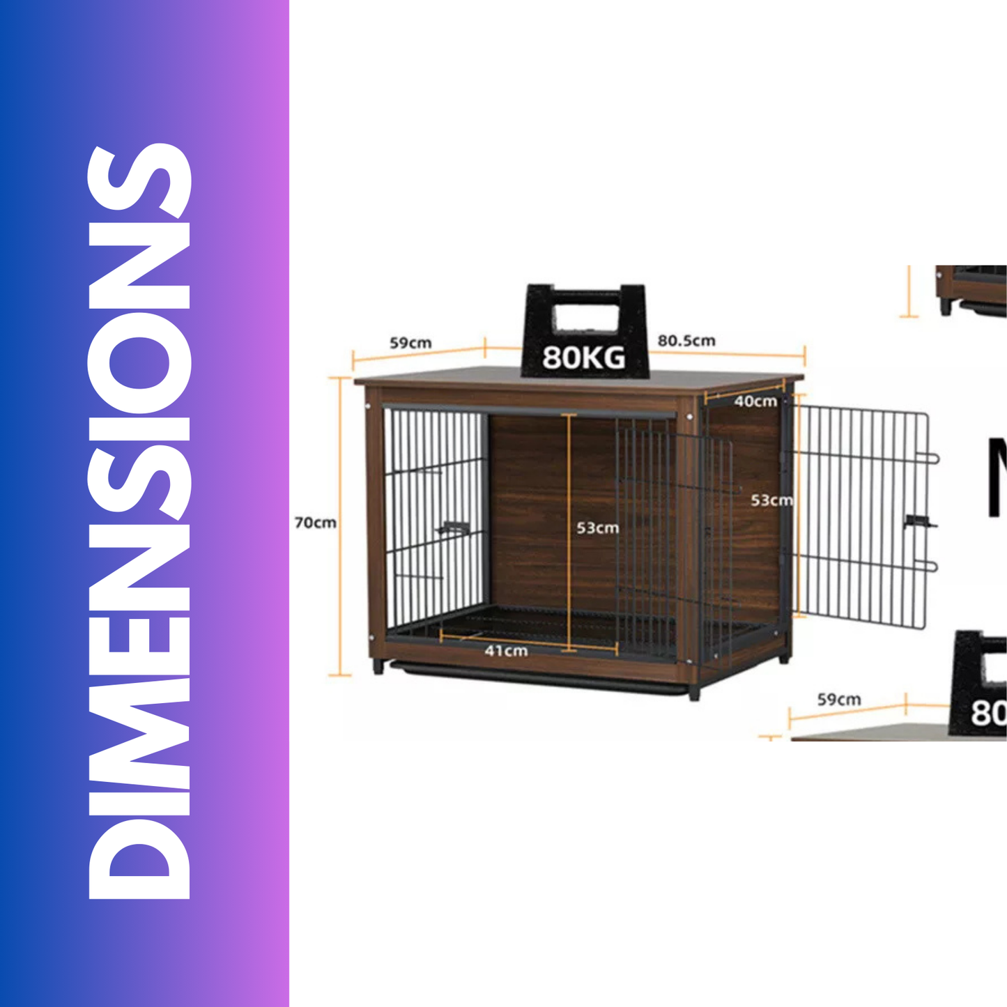industrial cat litter box enclosure brown