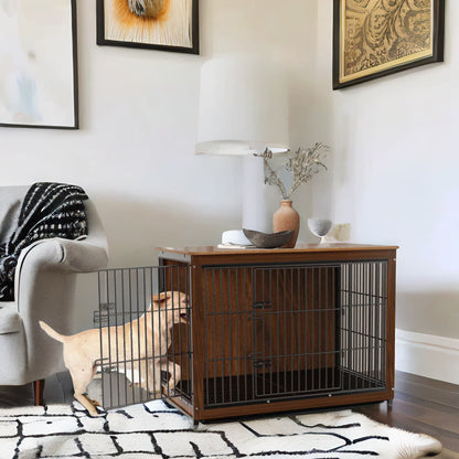 Industrial Cat Litter Box Enclosure Brown