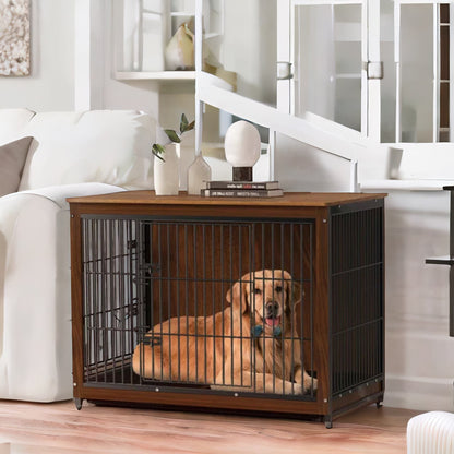 Industrial Cat Litter Box Enclosure Brown