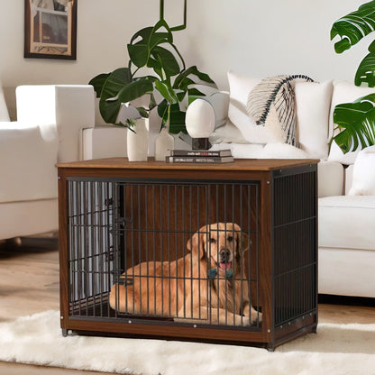 Industrial Cat Litter Box Enclosure Brown