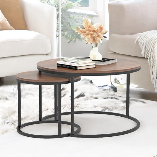 Set Of Round Nesting Tables Industrial