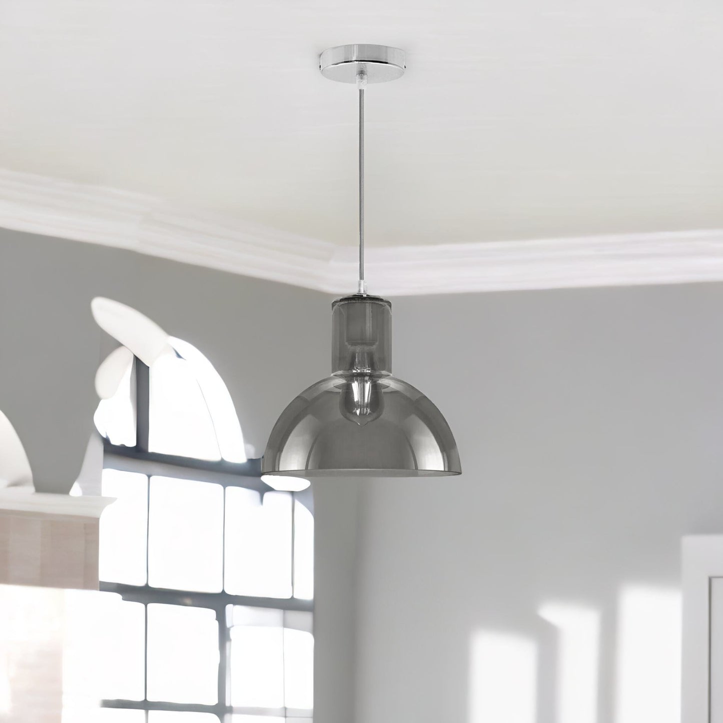 smoked grey light shade