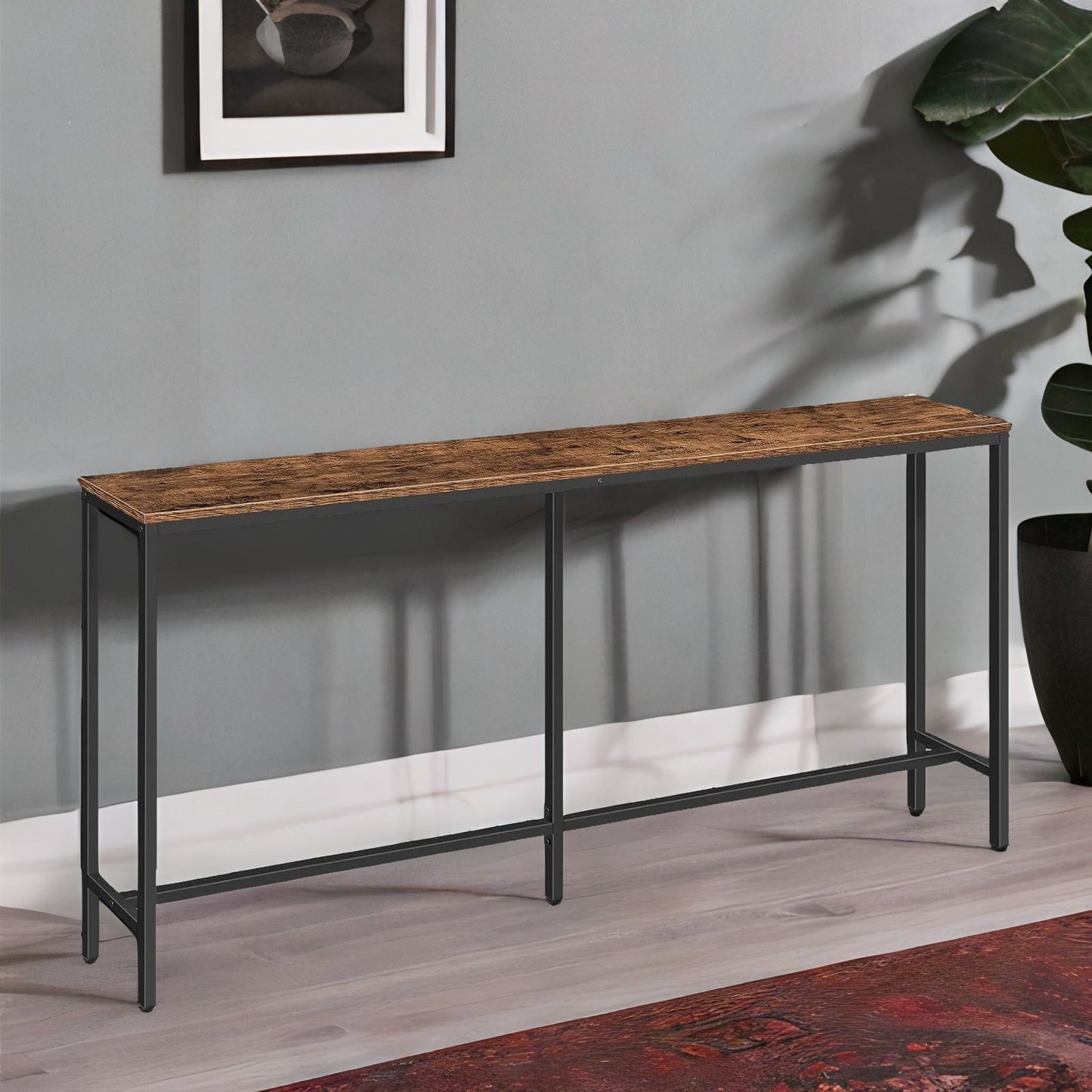 180cm wide narrow & slim console table for hallway