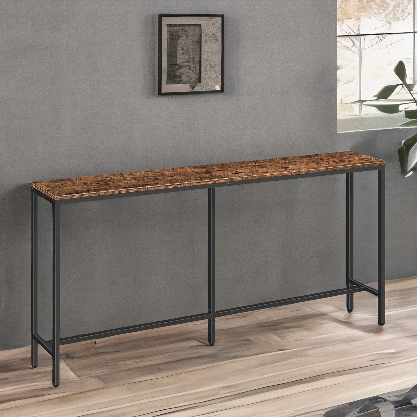 180cm wide narrow & slim console table for hallway