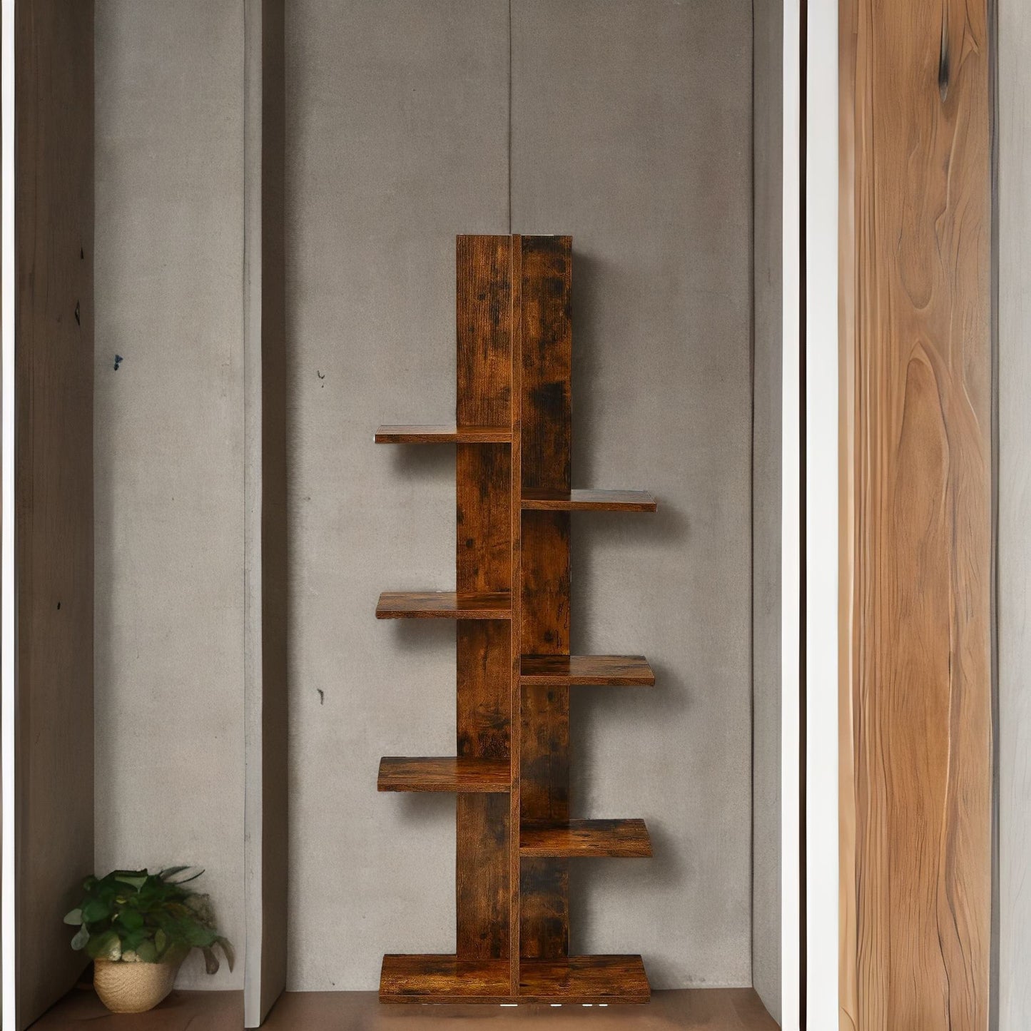 industrial 8 tier free-standing tree display stand