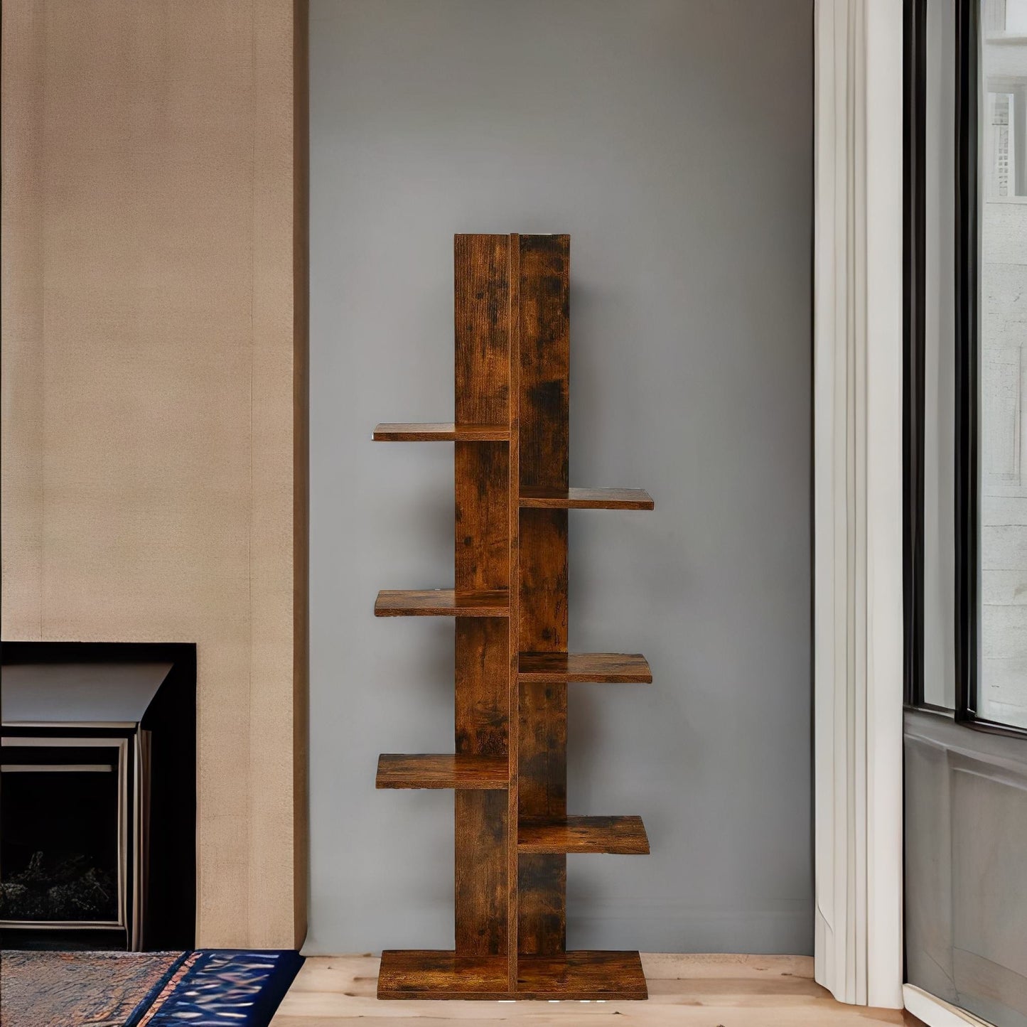 industrial 8 tier free-standing tree display stand