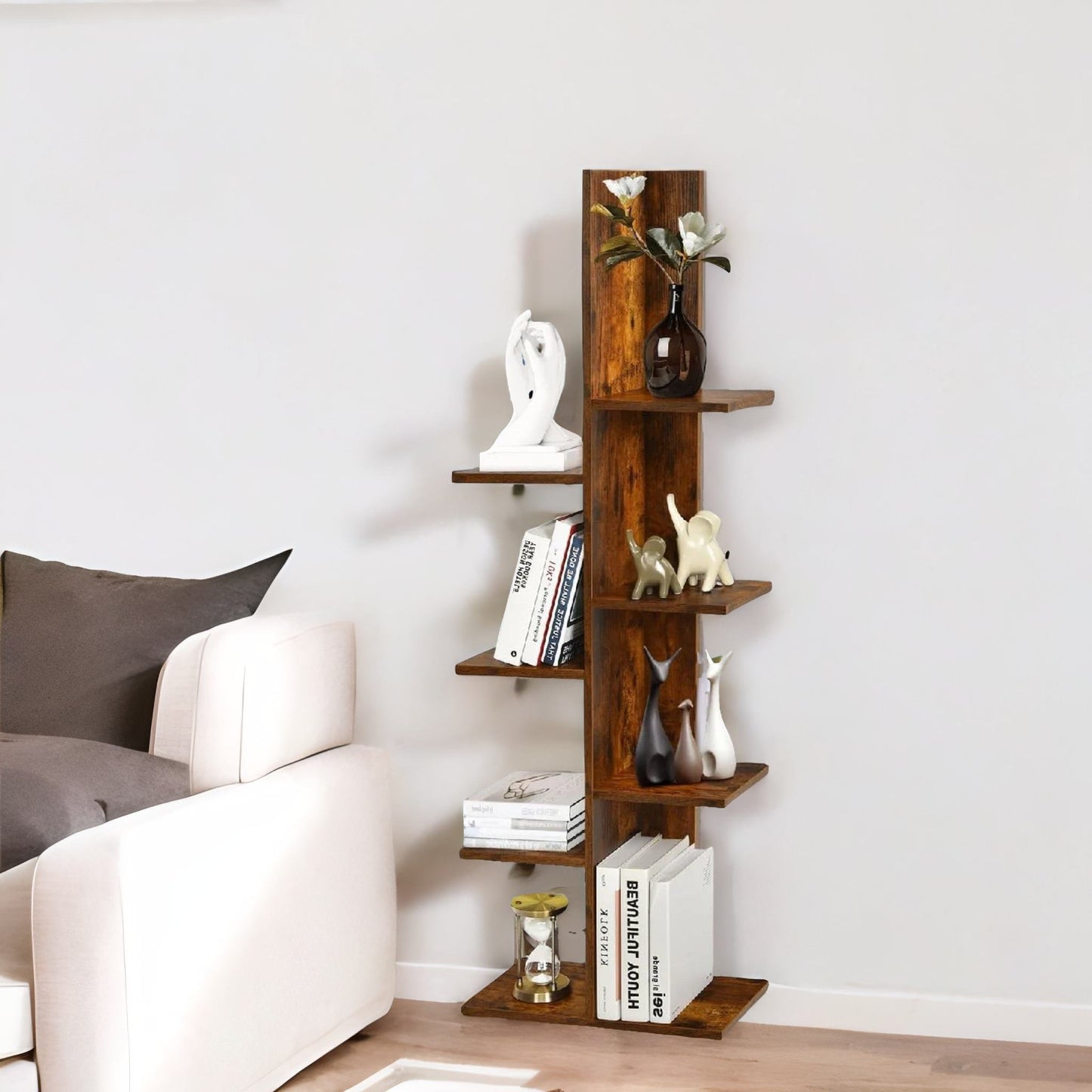 industrial 8 tier free-standing tree display stand