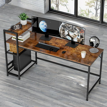 Industrial 4 Tier Writing Desk 160CM Wide