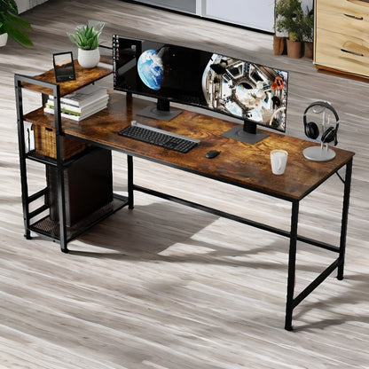 Industrial 4 Tier Writing Desk 160CM Wide