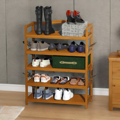 5 Tier Shoe Rack Bamboo