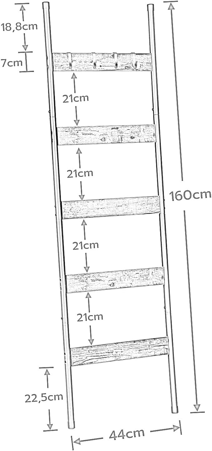 tower ladder shelf