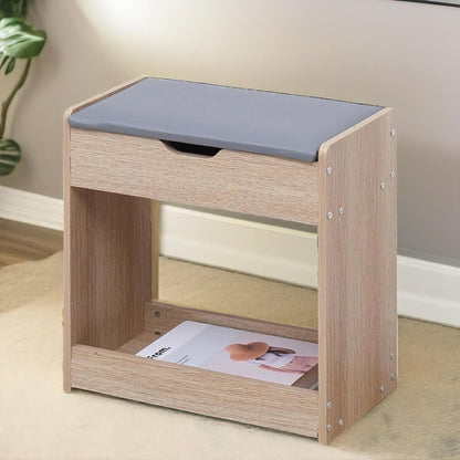 Small Shoe Storage Bench With Seat & Storage